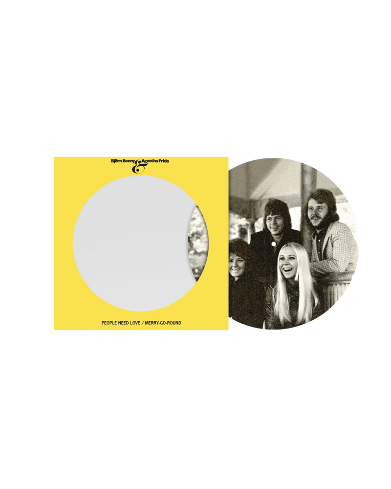 ABBA - People Need Love / Merry-Go-Round: Picture Disc Vinyl 7" Single