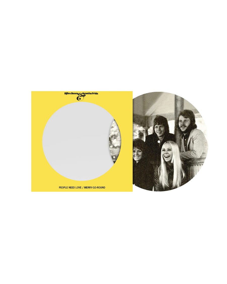 ABBA - People Need Love / Merry-Go-Round: Picture Disc Vinyl 7" Single