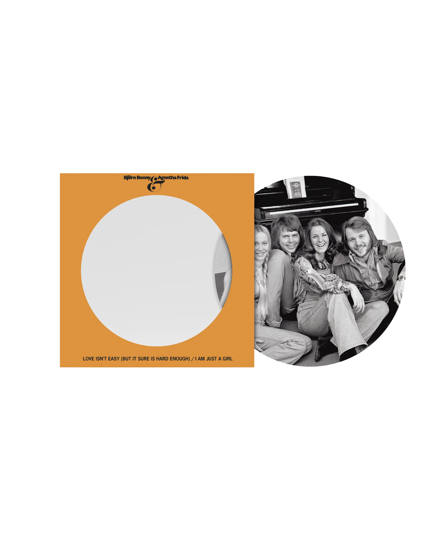 ABBA - Love Isn’t Easy (But It Sure Is Hard Enough) / I Am Just A Girl: Picture Disc Vinyl 7" Single