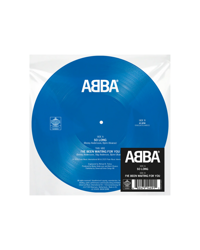 ABBA - So Long / I’ve Been Waiting For You: 7" Picture Disc