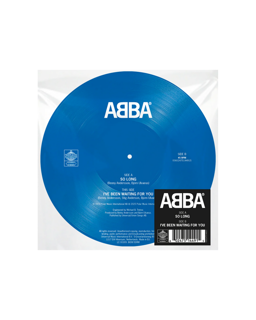 ABBA - So Long / I’ve Been Waiting For You: 7" Picture Disc