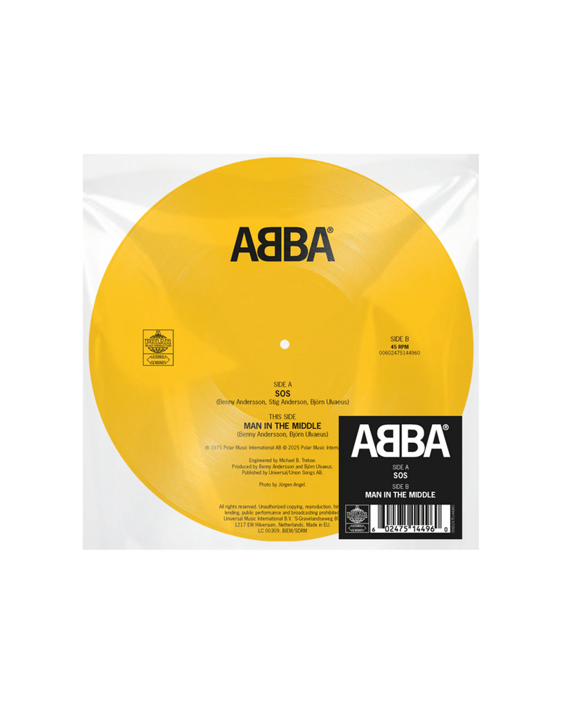ABBA - SOS / Man In The Middle: 7" Picture Disc