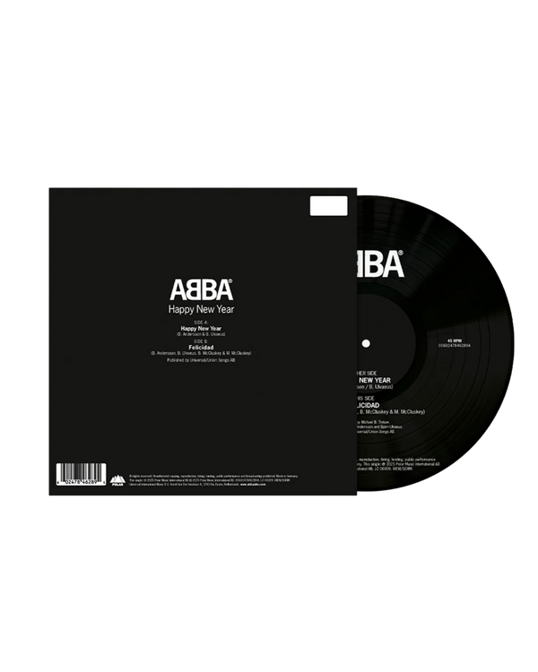 ABBA - Happy New Year: 7" Zoetrope
