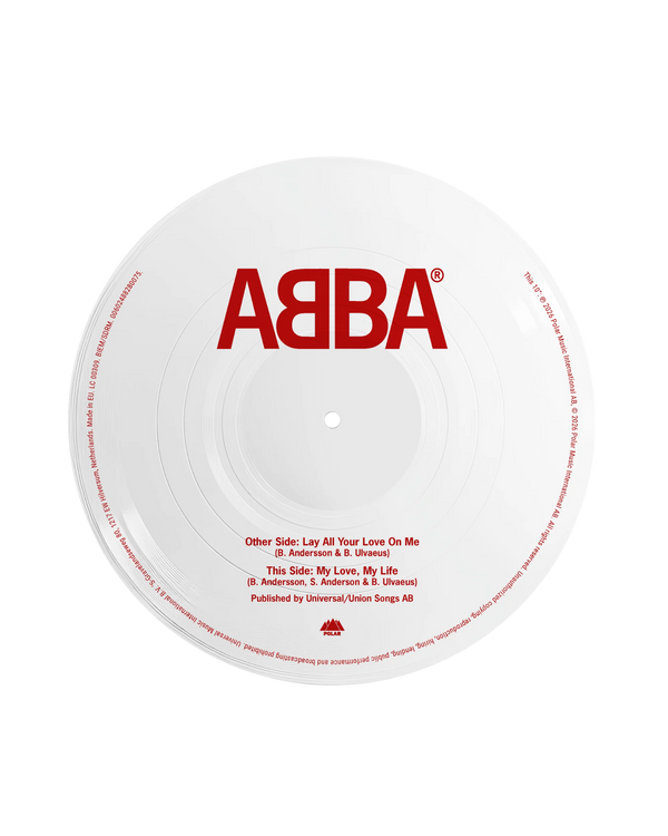 ABBA - Lay All Your Love On Me / My Love, My Life: Picture Disc Valentine’s 10" Vinyl