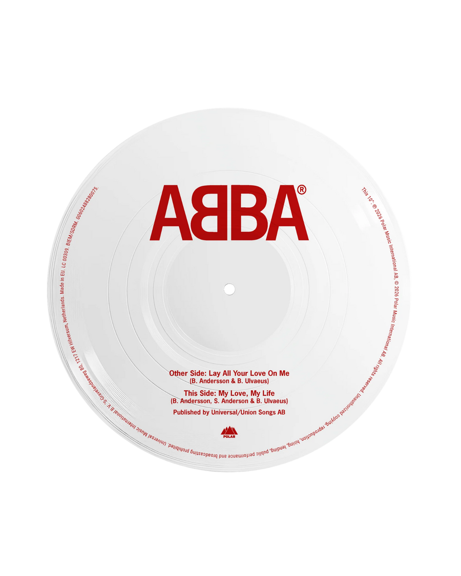 ABBA - Lay All Your Love On Me / My Love, My Life: Picture Disc Valentine’s 10" Vinyl
