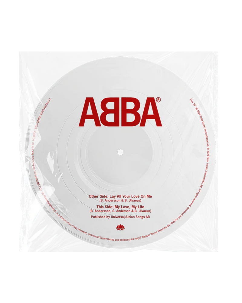 ABBA - Lay All Your Love On Me / My Love, My Life: Picture Disc Valentine’s 10" Vinyl