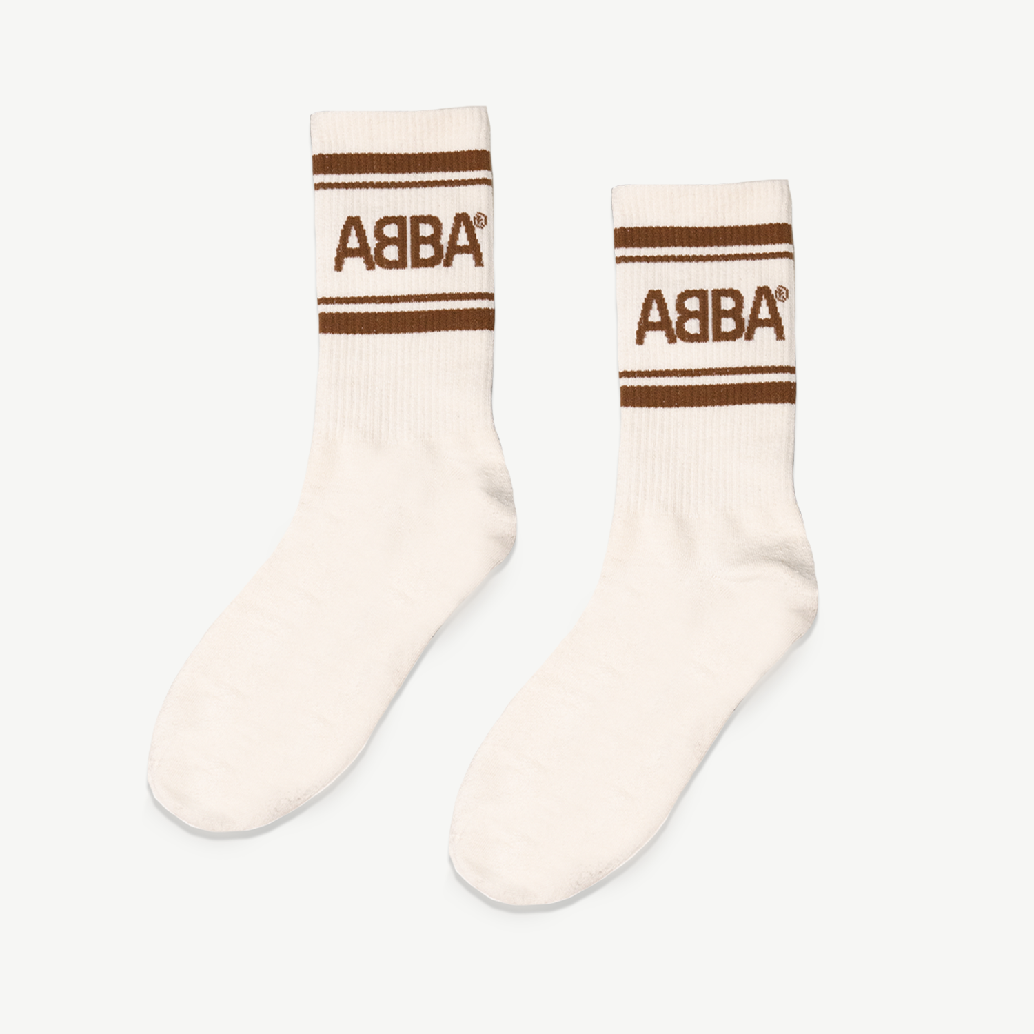 ABBA - ABBA Socks (Brown/White)