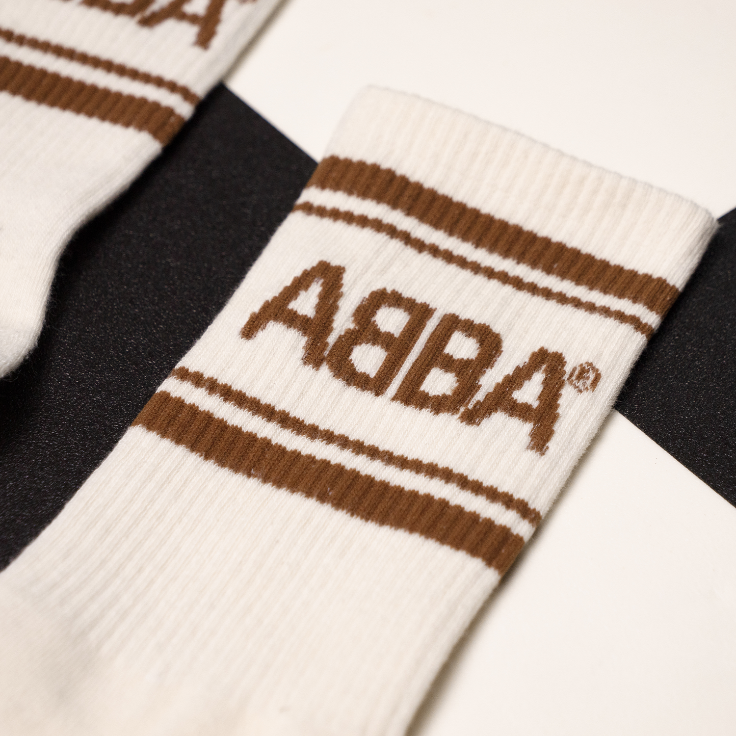 ABBA - ABBA Socks (Brown/White)