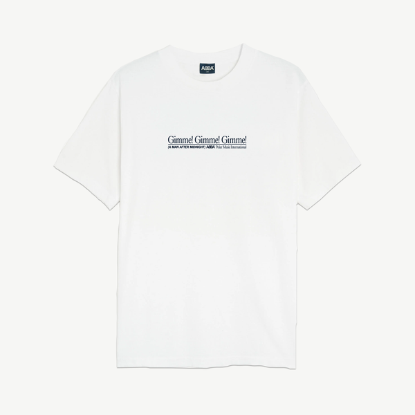 ABBA - Gimme! Gimme! Gimme! T-shirt (Off-White)