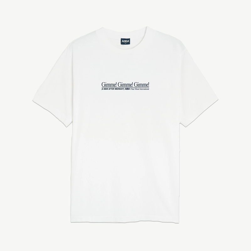 ABBA - Gimme! Gimme! Gimme! T-shirt (Off-White)