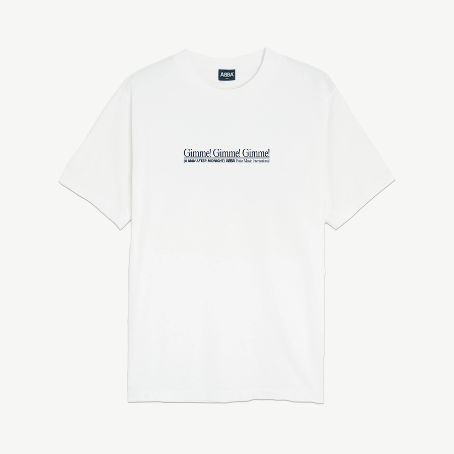 ABBA - Gimme! Gimme! Gimme! T-shirt (Off-White)