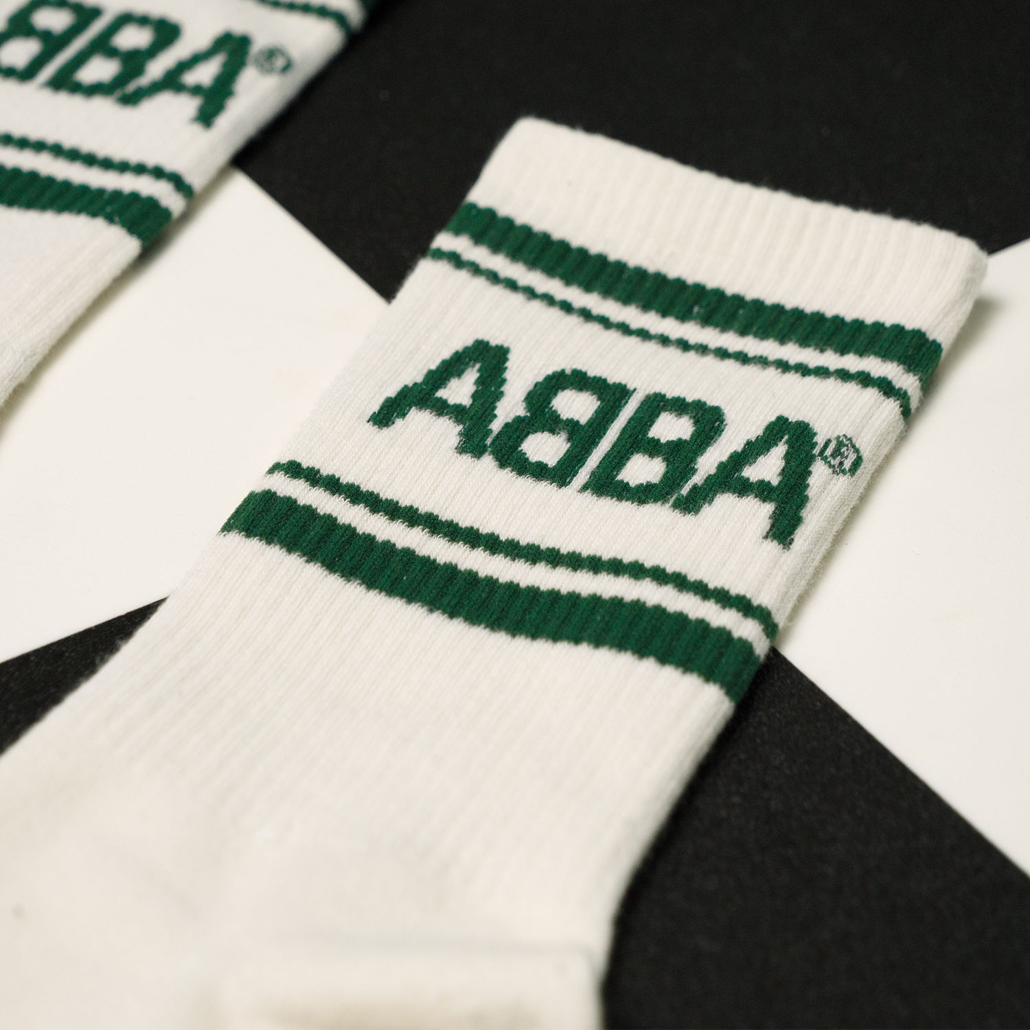 ABBA - ABBA Socks (Green/White)