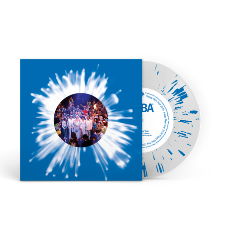 ABBA - Happy New Year (2024): Limited White/Blue Vinyl 7" Single