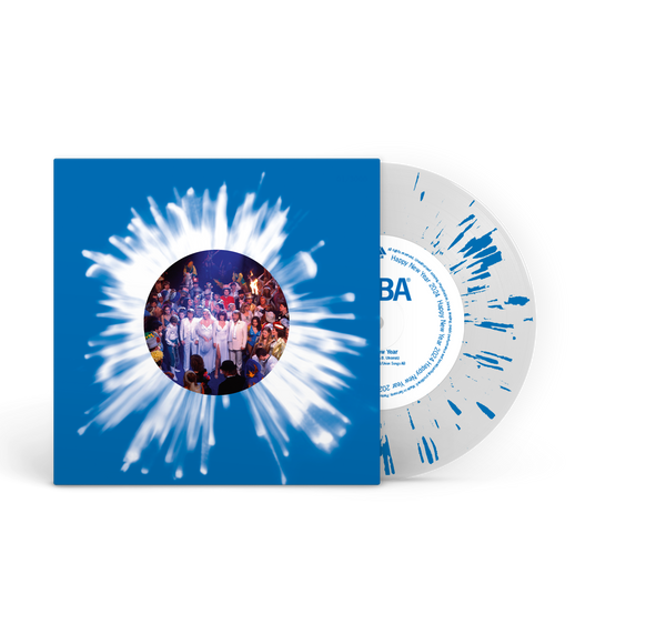 ABBA - Happy New Year (2024): Limited White/Blue Vinyl 7" Single