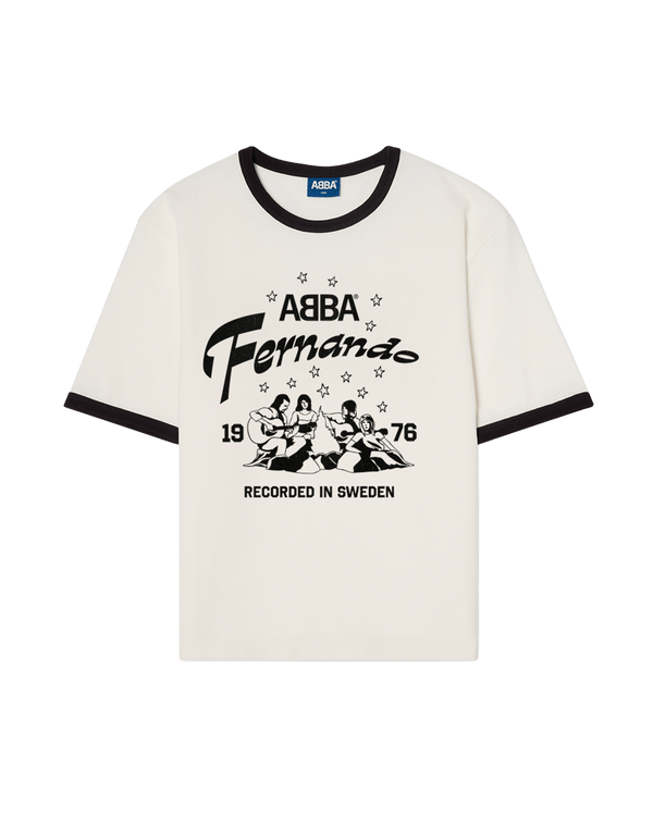 ABBA - Fernando Ringer T-shirt (Black/White)