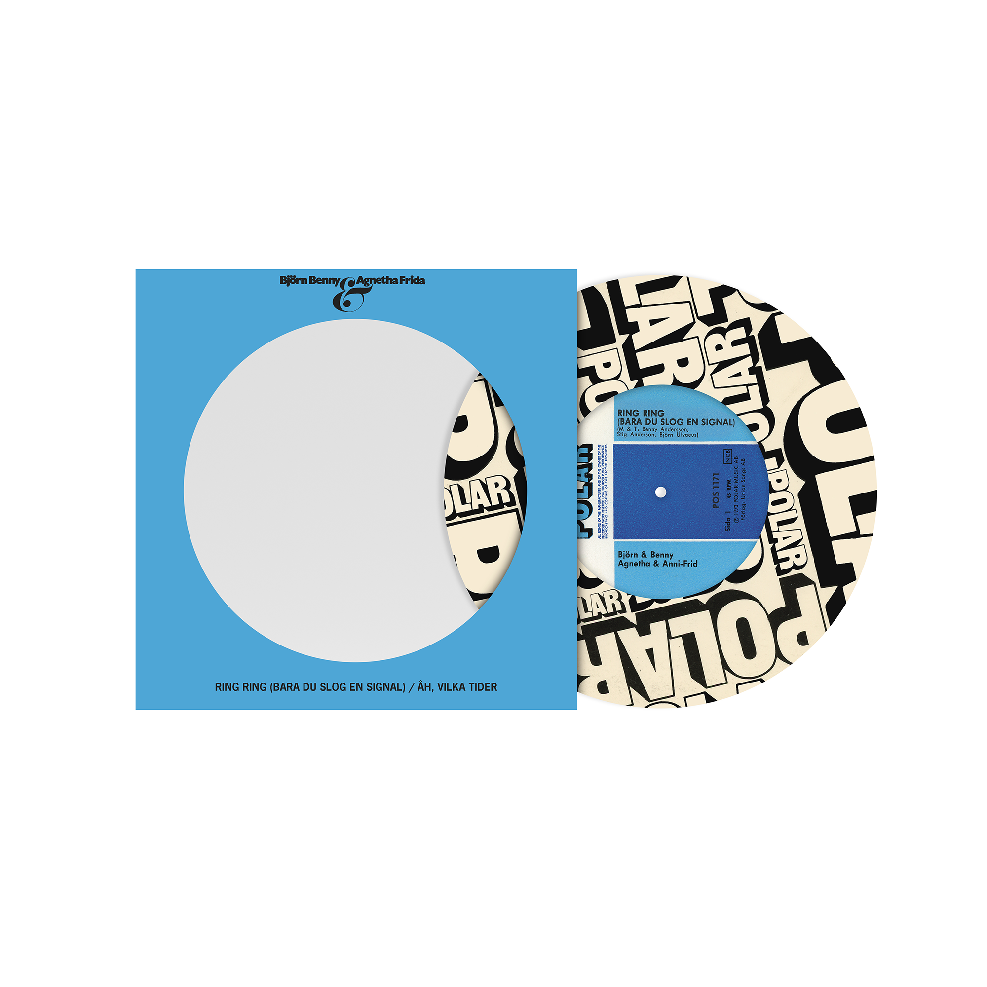 ABBA - Ring Ring (Swedish) / Åh, vilka tider: Picture Disc Vinyl 7" Single