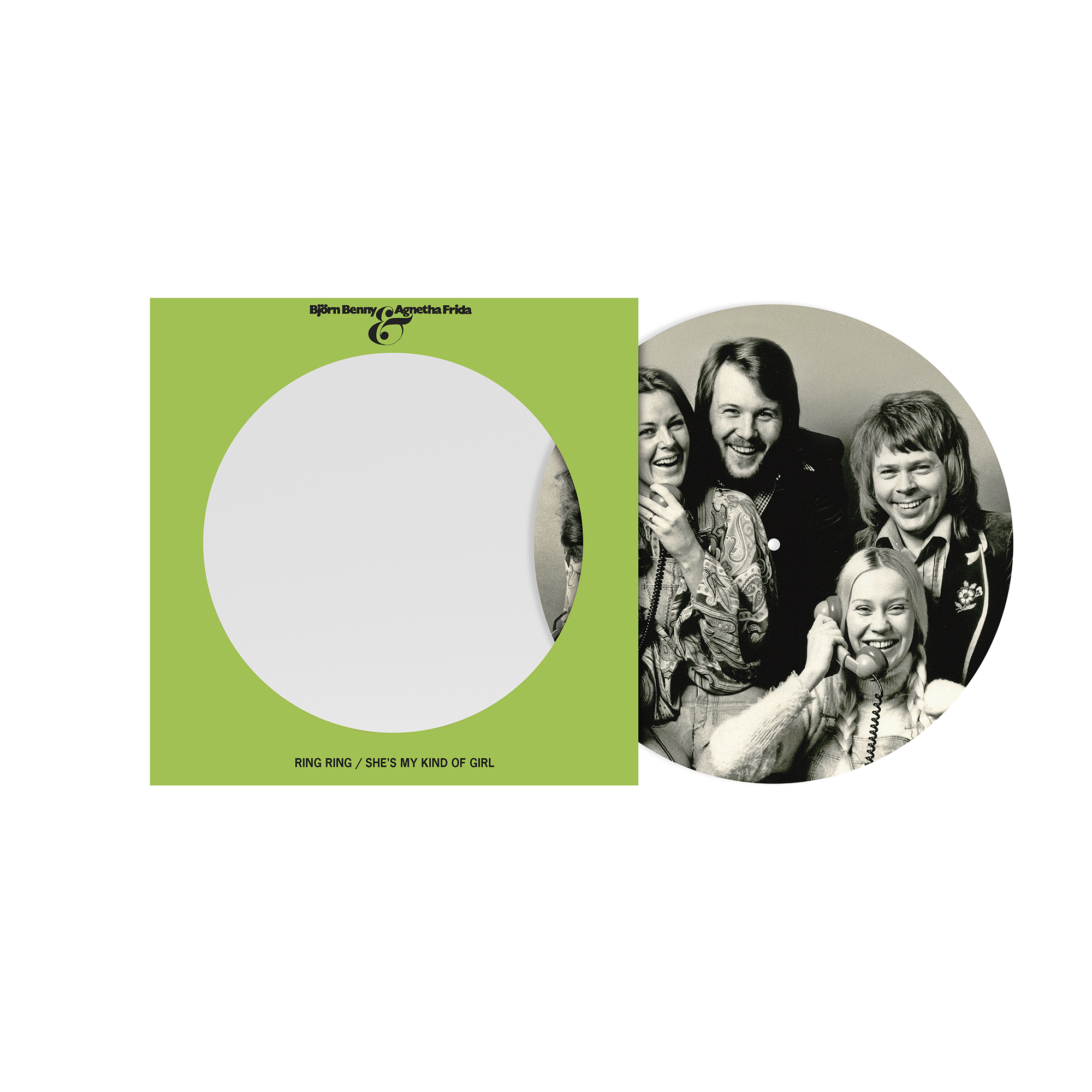 ABBA - Ring Ring (English) / She’s My Kind of Girl: Picture Disc Vinyl 7" Single